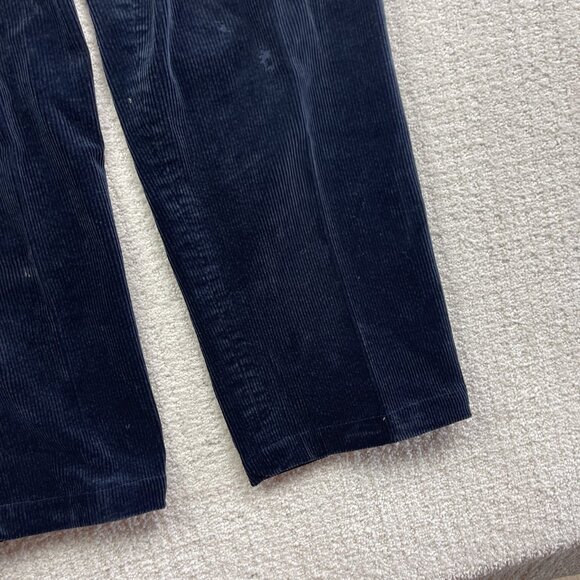 Polo Ralph Lauren Corduroy Pants Mens Size 38 Classic Fit Navy Blue Read - Picture 4 of 14